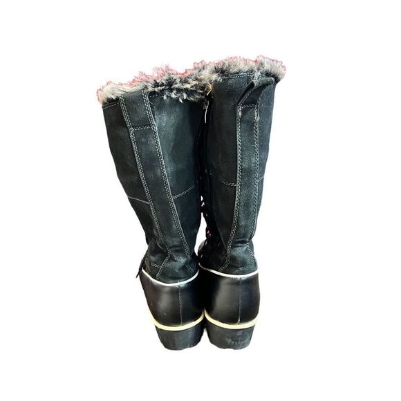 Apres by Lamo Black Leather, Suede & Faux Fur Lined Boots / SZ: 8 - Picture 7 of 7